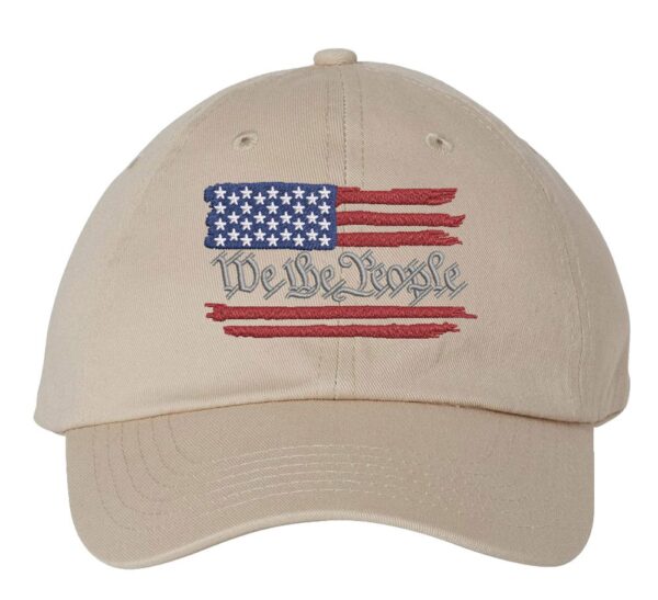 We The People Flag Baseball Cap, American Flag Hat, US Constitution Hat, Gift For Patriot - Image 3