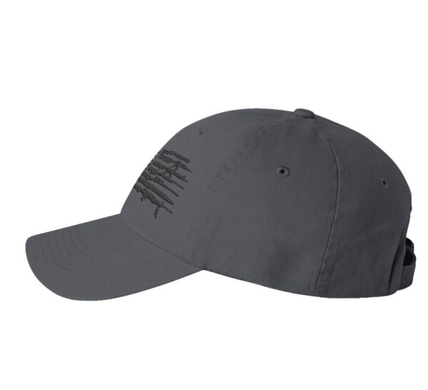 Rifle American Flag Baseball Cap, 2nd Amendment Support Hat, Second Amendment Cap, Gift for Patriot, Embroidered - Image 7