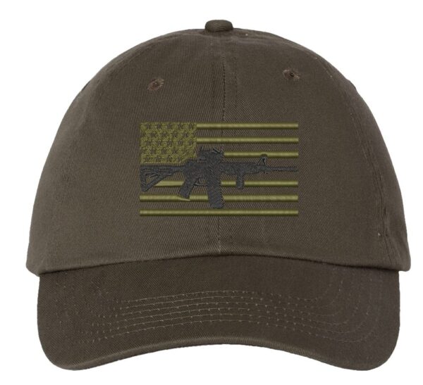 2nd Amendment Support Baseball Cap, Constitution Support Cap, AR-15 American Flag Hat,  Second Amendment Hat, Gift For Patriot - Image 7