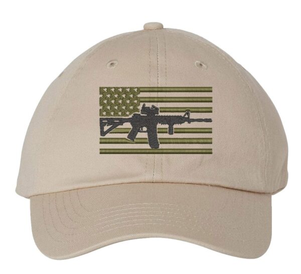 2nd Amendment Support Baseball Cap, Constitution Support Cap, AR-15 American Flag Hat,  Second Amendment Hat, Gift For Patriot - Image 5