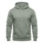 Men's hoodie with distressed US flag design for patriotic style.