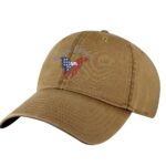 Patriotic Eagle Baseball Cap – We The People Embroidered American Flag Dad Hat in Black
