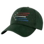 USAF Aviation Baseball Cap – Embroidered Air Force & Navy Aircraft with Patriotic Contrails – Military Pilot Hat