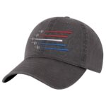 USAF Aviation Baseball Cap front view with jet embroidery