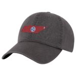 Tennessee Tri Star Hat with embroidered state outline and tri-star emblem