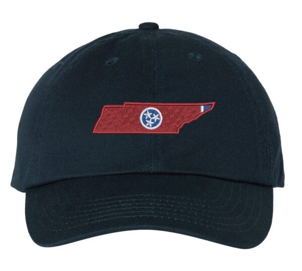 Tennessee Outline With Tri-Star Baseball Hat - Image 4