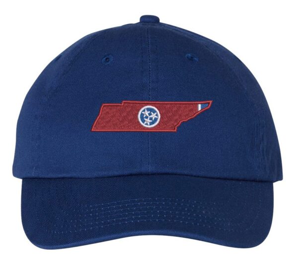 Tennessee Outline With Tri-Star Baseball Hat - Image 2