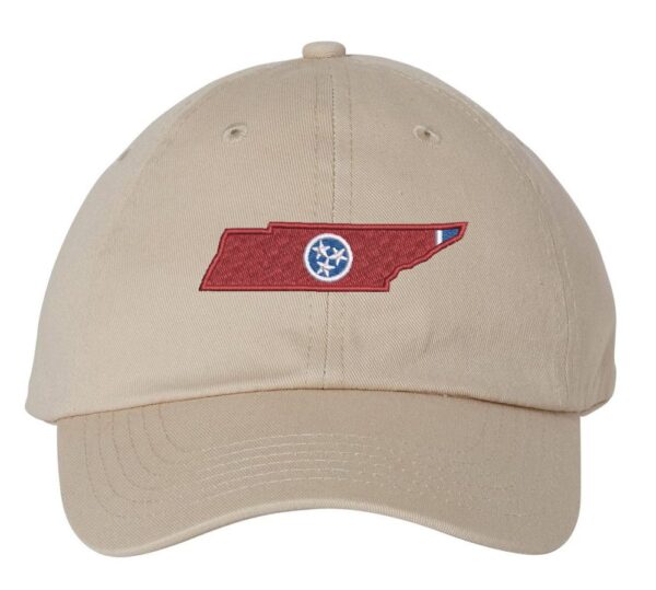 Tennessee Outline With Tri-Star Baseball Hat - Image 8
