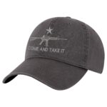 Come and Take It Hat - Embroidered AR-15 and Slogan - 2A Patriotic Baseball Cap