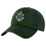 US Navy Anchor Baseball Cap - Embroidered USN Logo Hat in Navy Blue - Adjustable Veteran Cap