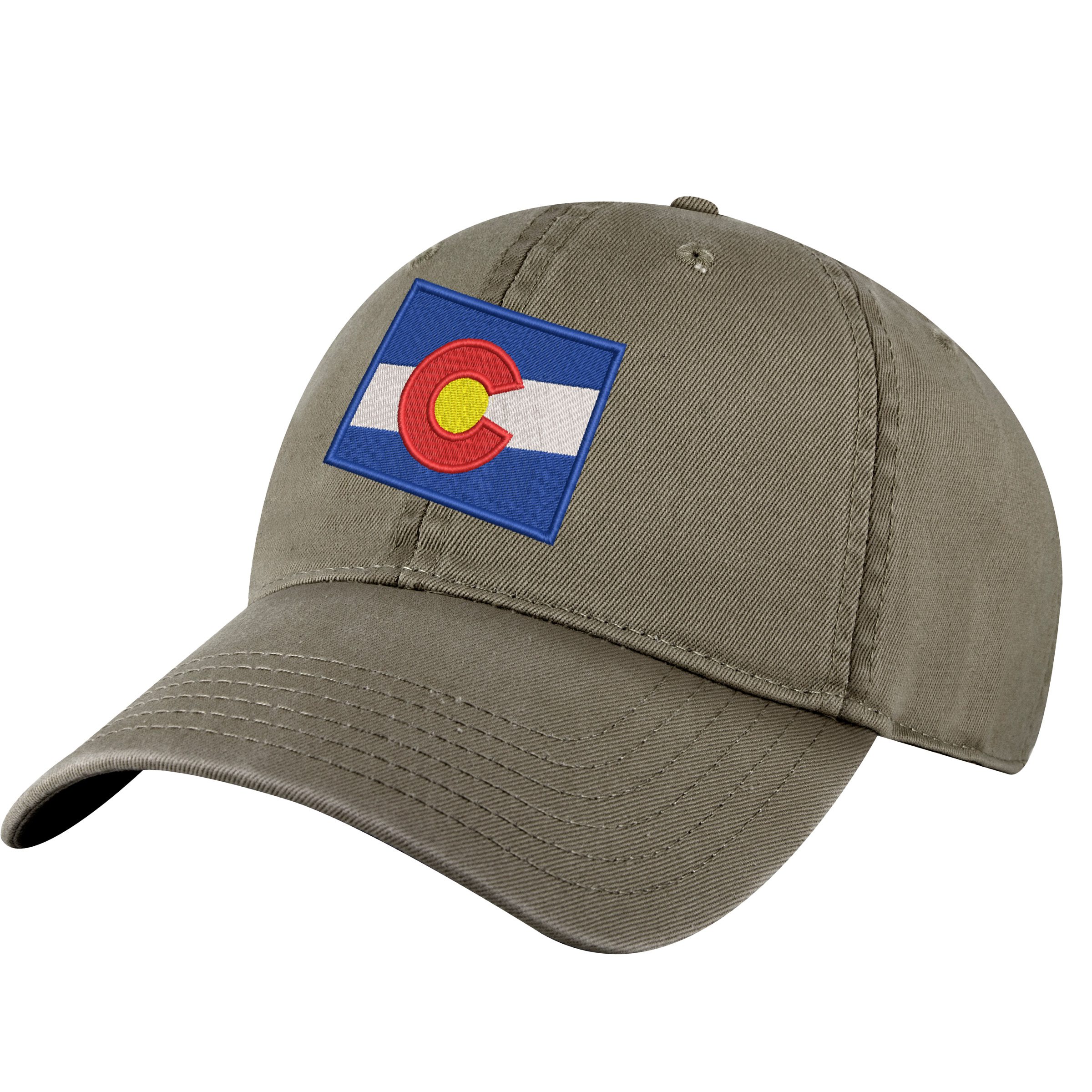 Colorado Flag Baseball Cap - Embroidered State Flag Design - Adjustable Dad Hat for Hiking & Everyday