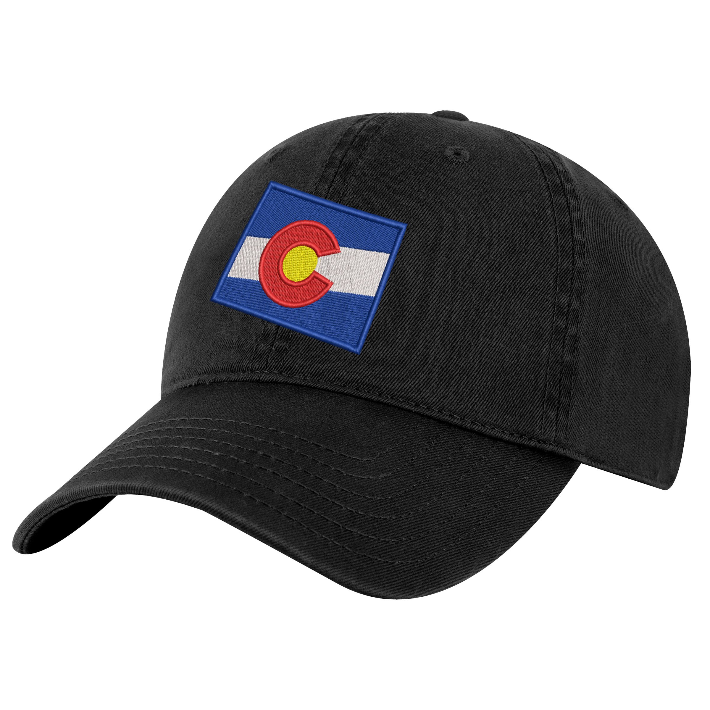 Colorado Flag Baseball Cap - Embroidered State Flag Design - Adjustable Dad Hat for Hiking & Everyday