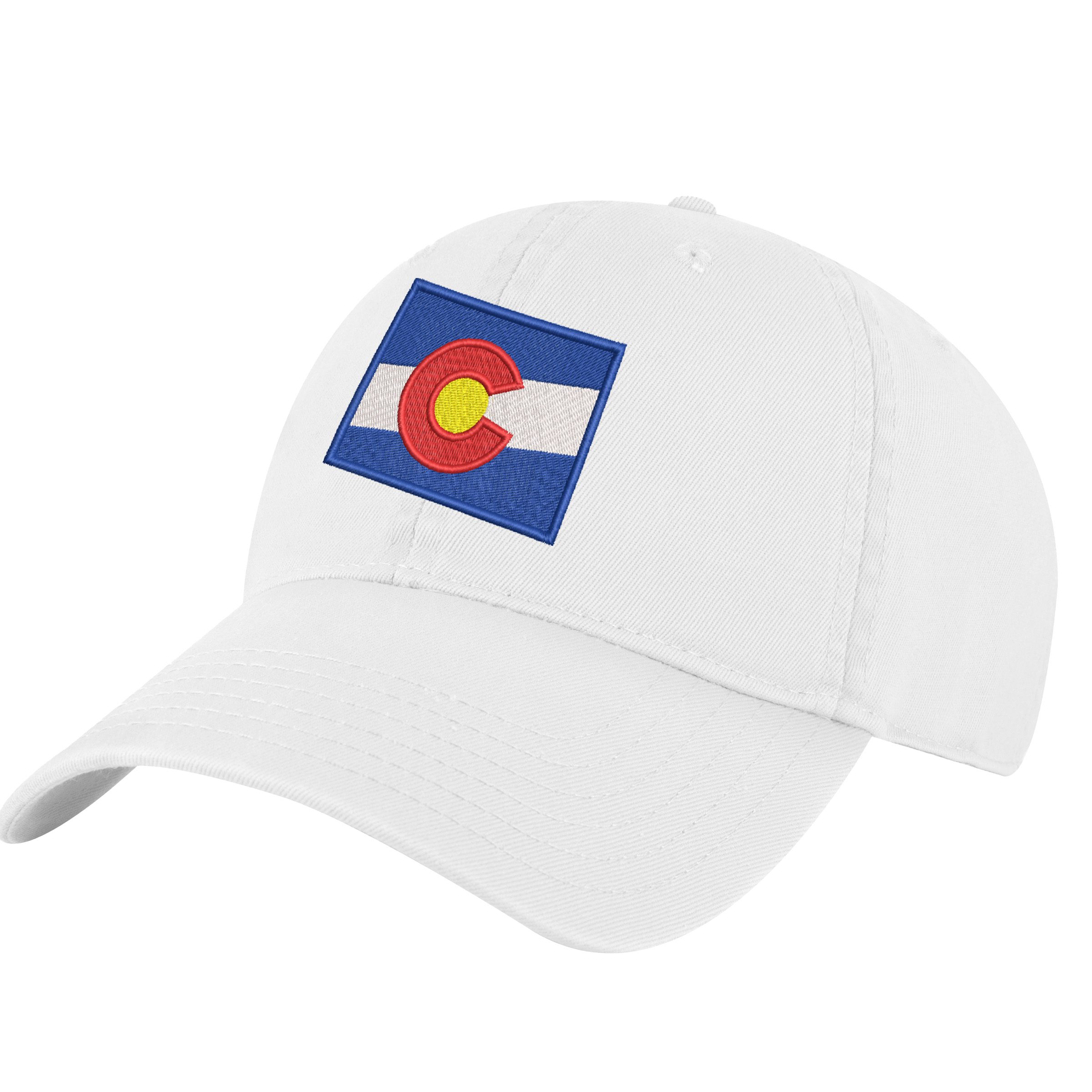Colorado Flag Baseball Cap - Embroidered State Flag Design - Adjustable Dad Hat for Hiking & Everyday