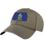 Kansas Flag Baseball Cap - Embroidered Sunflower State Design - Adjustable Dad Hat for Outdoors & Everyday