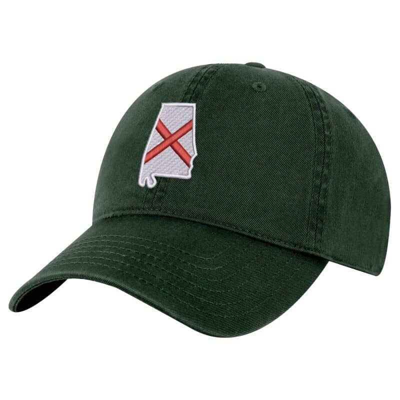Alabama Flag Baseball Cap - Embroidered Yellowhammer State Design - Adjustable Dad Hat for Outdoors & Game Days