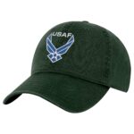 US Air Force Baseball Cap - Embroidered Official Logo Military Hat in Air Force Blue