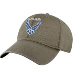 US Air Force Baseball Cap - Embroidered Official Logo Military Hat in Air Force Blue