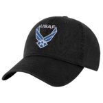 US Air Force Baseball Cap - Embroidered Official Logo Military Hat in Air Force Blue
