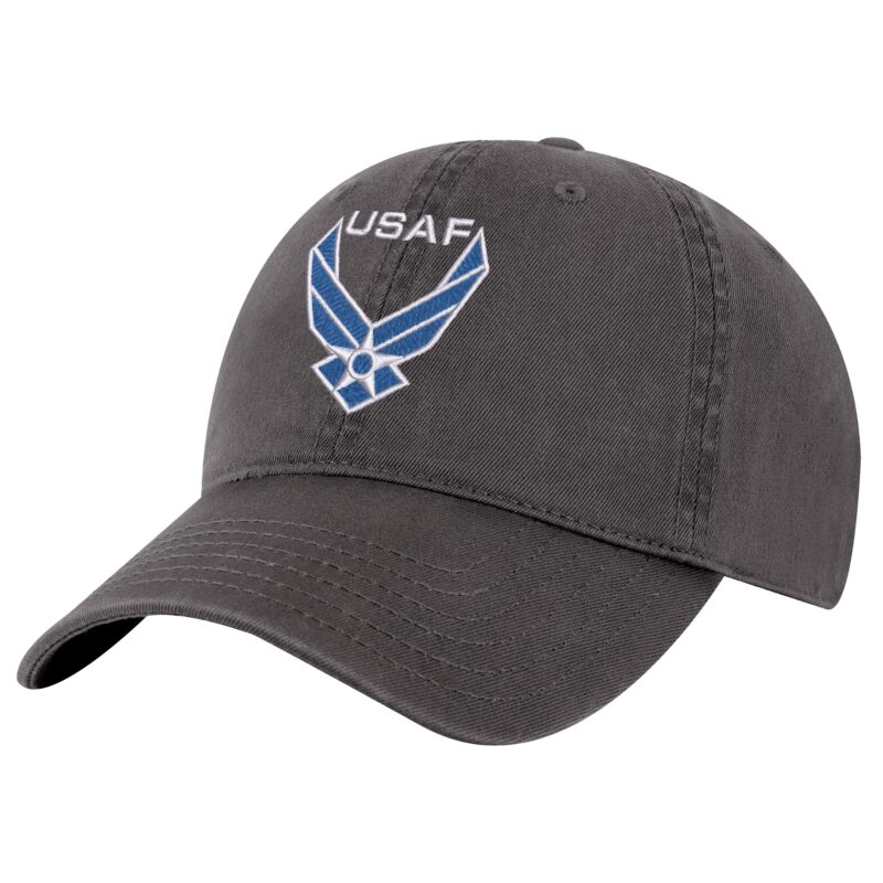 US Air Force Baseball Cap - Embroidered Official Logo Military Hat in Air Force Blue