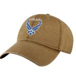 US Air Force Baseball Cap - Embroidered Official Logo Military Hat in Air Force Blue
