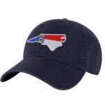 North Carolina Flag Baseball Cap - Embroidered Tar Heel State Design - Adjustable Dad Hat for Outdoors & Game Days