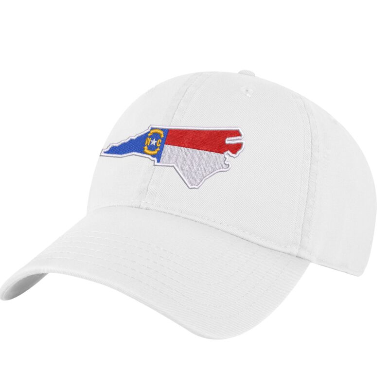 North Carolina Flag Baseball Cap - Embroidered Tar Heel State Design - Adjustable Dad Hat for Outdoors & Game Days