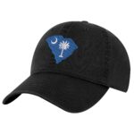 South Carolina Flag Baseball Cap - Embroidered Palmetto State Design - Adjustable Dad Hat for Beach & Southern Style