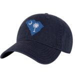 South Carolina Flag Baseball Cap - Embroidered Palmetto State Design - Adjustable Dad Hat for Beach & Southern Style