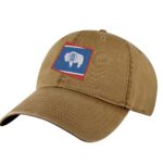 Wyoming Flag Baseball Cap – Embroidered Cowboy State Design – Adjustable Western Dad Hat