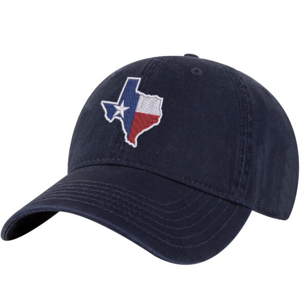 Texas Flag Baseball Cap - Lone Star State Hat - Embroidered TX Dad Cap - Image 5
