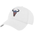 American Flag Bull Head Baseball Cap - Embroidered Rodeo Patriotic Hat for Cowboys & Riders