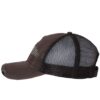 Silver distressed trucker hat with embroidered American flag, perfect for showcasing patriotic pride in style.