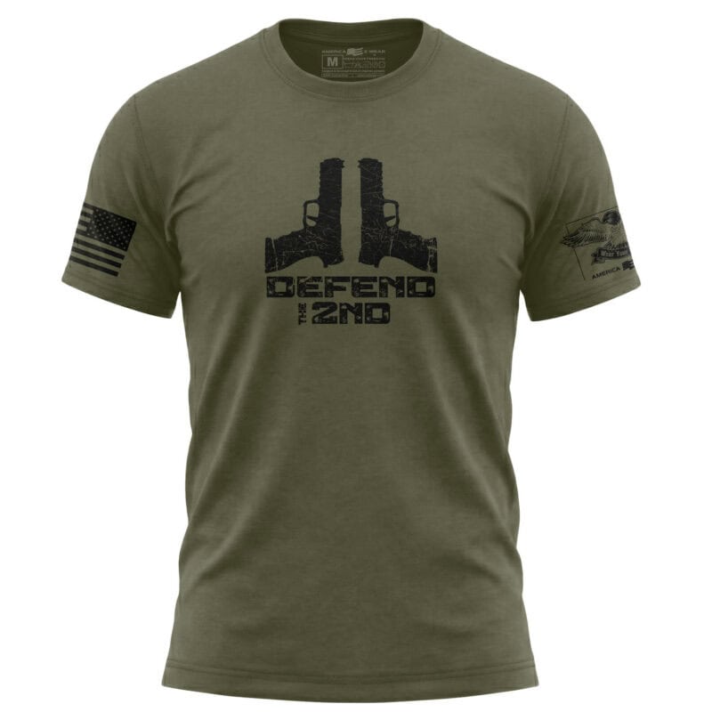 Defend the 2nd, second amendment graphic tee