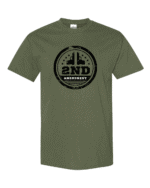 2nd Amendment Support Distressed Badge T-Shirt - Patriotic Tee for Gun Rights Supporters