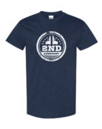 2nd Amendment Support Distressed Badge T-Shirt - Patriotic Tee for Gun Rights Supporters
