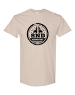 2nd Amendment Support Distressed Badge T-Shirt - Patriotic Tee for Gun Rights Supporters