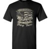 Second Amendment Defender Shirt with American flag and crossed rifles