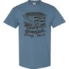 Second Amendment Defender Shirt with American flag and crossed rifles