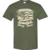 Second Amendment Defender Shirt with American flag and crossed rifles