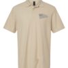Distressed US Flag Polo Shirt - Patriotic American Flag Embroidered Polo