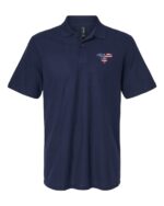 US Flag Colors American Eagle Polo Shirt - Patriotic Apparel