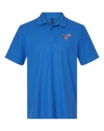 US Flag Colors American Eagle Polo Shirt - Patriotic Apparel