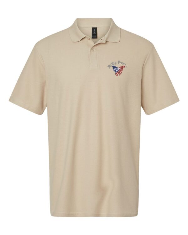 American Flag Eagle Polo Shirt - Patriotic We The People Apparel