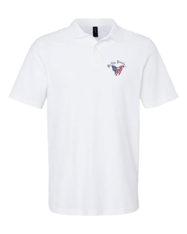 American Flag Eagle Polo Shirt - Patriotic We The People Apparel