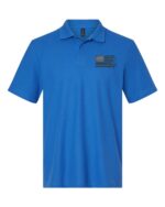 2nd Amendment polo shirt with rifle American flag embroidery - constitutional gun rights cotton polo for Second Amendment supporters