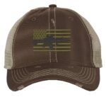 Second Amendment Trucker Hat - Patriotic Rifle Flag Cap