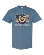 patriotic t shirt we the people tee american flag eagle graphic constitutional shirt heavy cotton crew neck