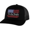 5."Distressed American flag hat, ideal for 4th of July and freedom rallies"