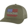 4."Embroidered distressed flag hat with 'We The People,' perfect for patriotic events"