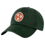 Tennessee Orange Baseball Cap with embroidered Tri-Star design, 100% cotton, and strapback closure – Tennessee Pride Cap for State Lovers